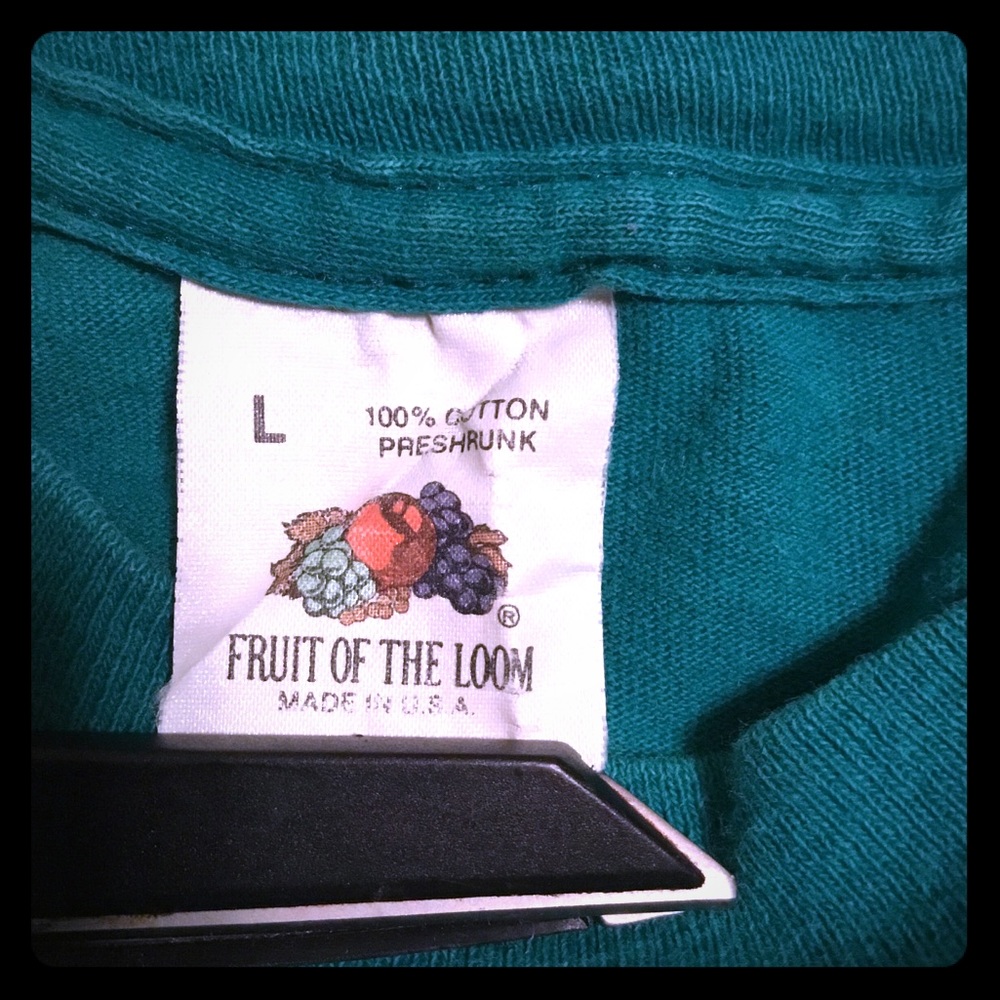 Vintage broccoli-green70’s Fruit of the Loom T